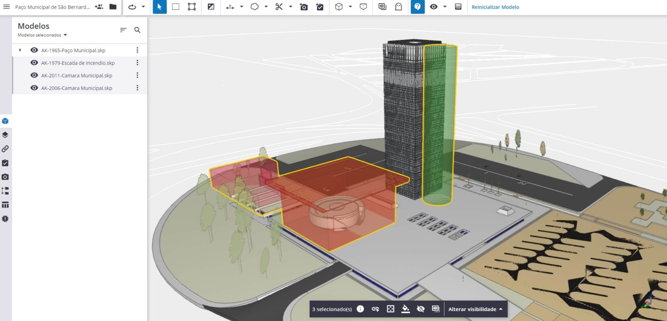 Palacio Municipal y Centro Cívico de San Bernardo en Trimble Connect